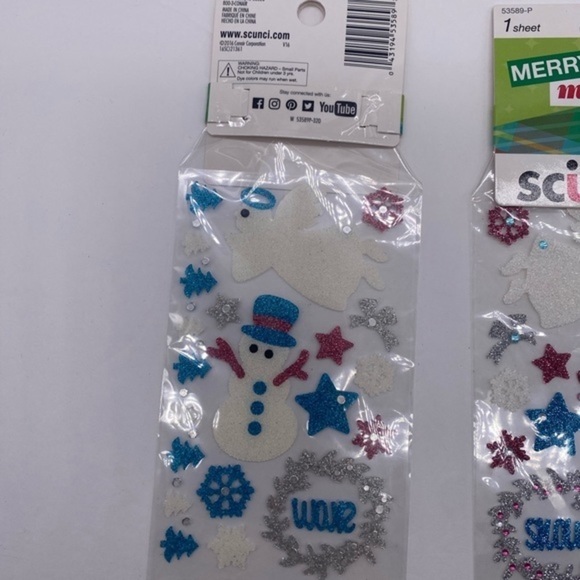 Scunci U Got This Christmas Stickers 3 Packs of 1 Sheet 53589-P - Picture 5 of 5